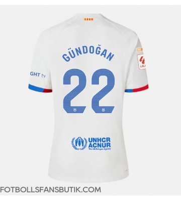 Barcelona Ilkay Gundogan #22 Replika Bortatröja 2023-24 Kortärmad